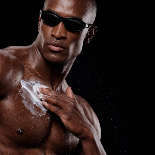 Muscle Body Moisturiser applied after training