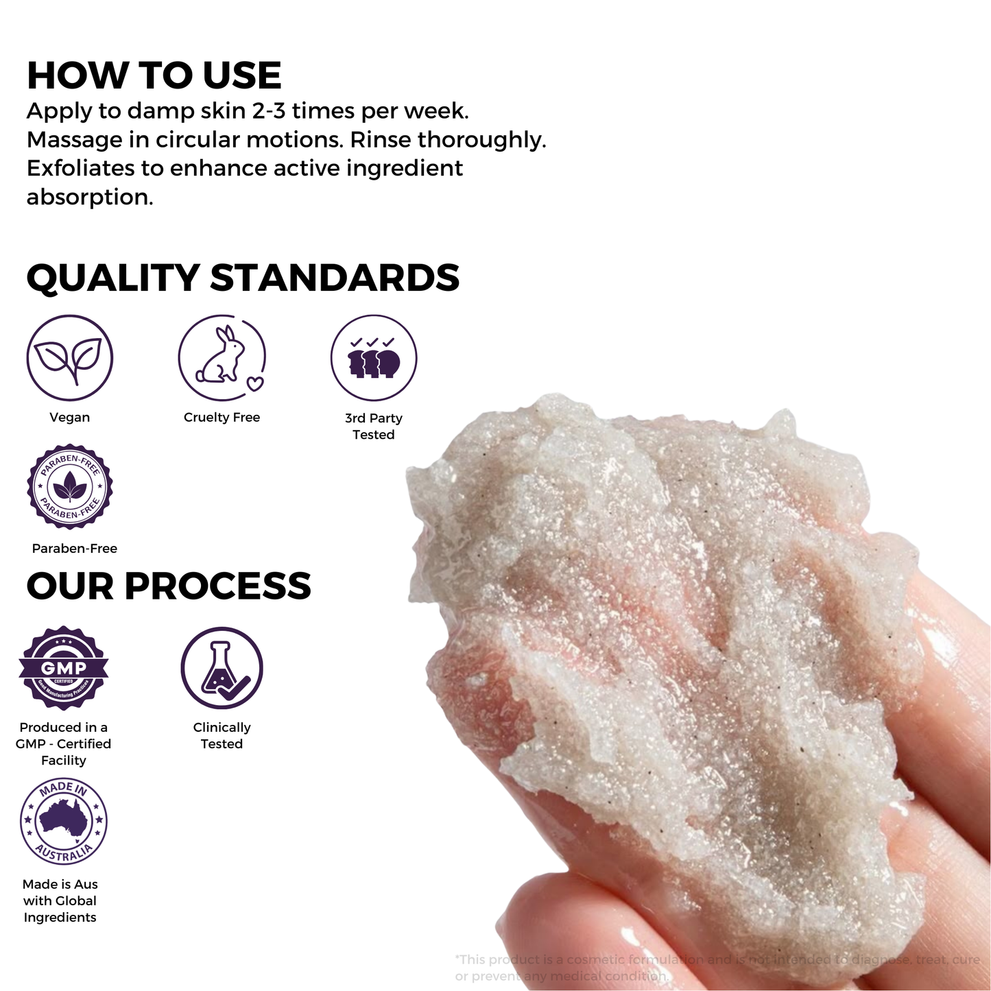 Muscle Shower Body Scrub 200ml