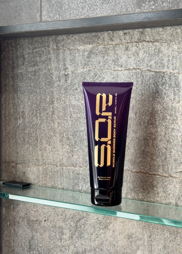 Scrub Off the Soreness.