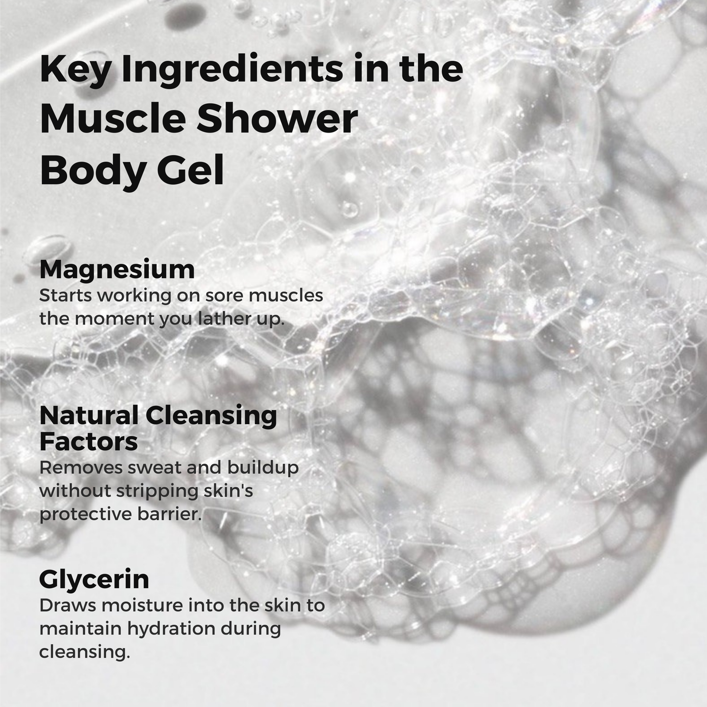 Muscle Shower Body Gel 250ml