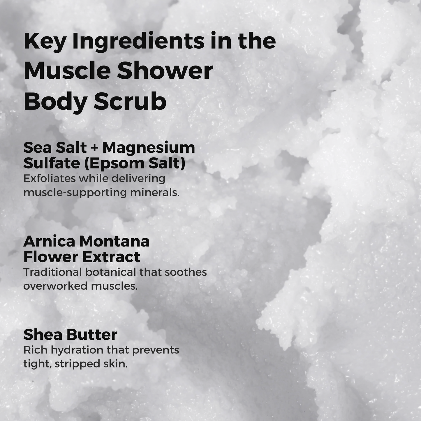 Muscle Shower Body Scrub 200ml