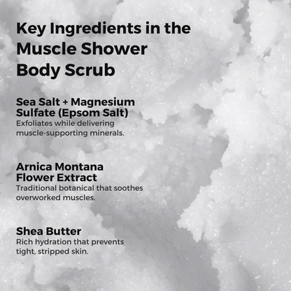Muscle Shower Body Scrub 200ml