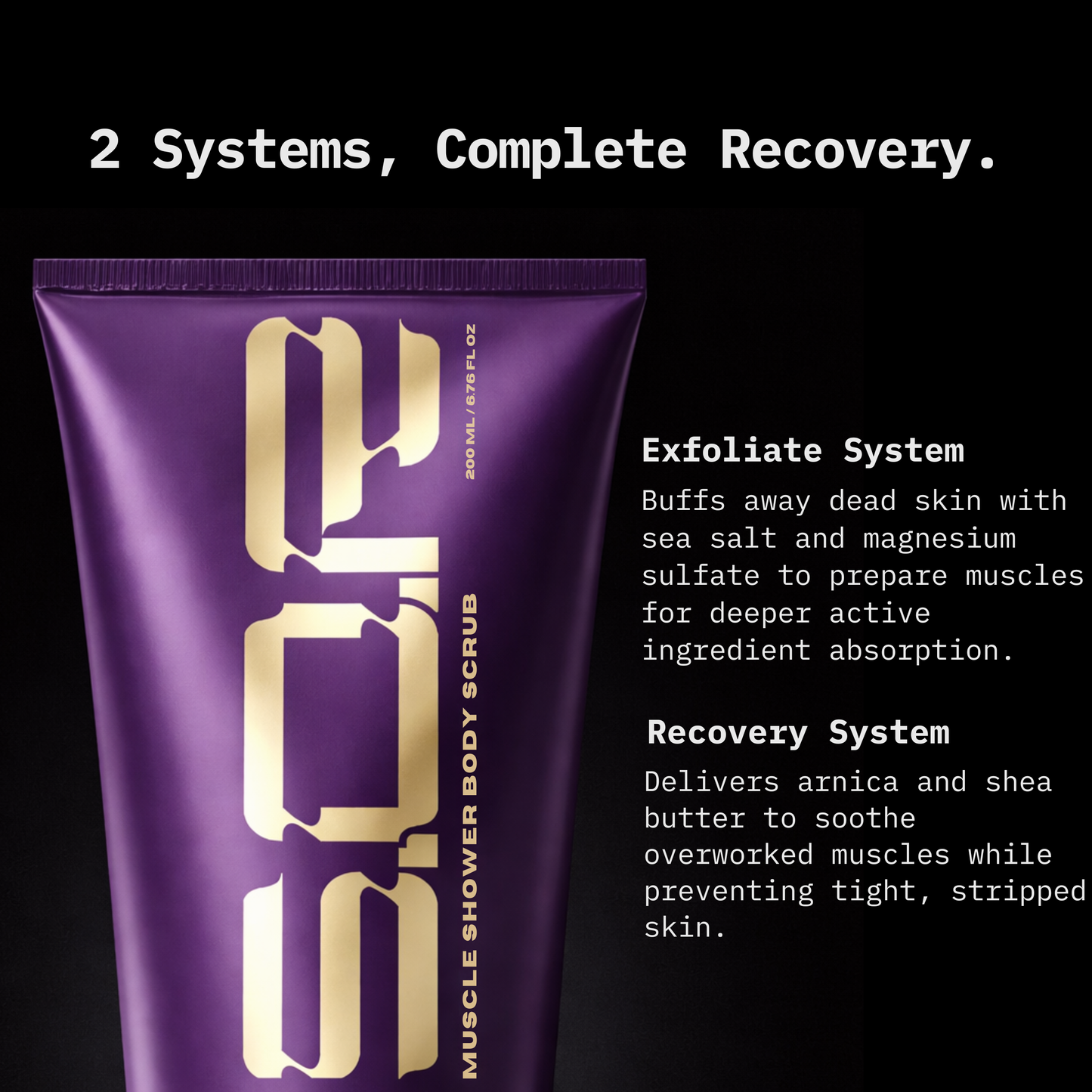Muscle Shower Body Scrub 200ml